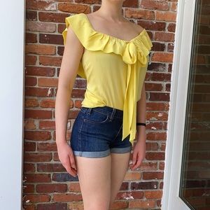 Flowy yellow top
